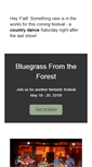 Mobile Screenshot of bluegrassfromtheforest.com